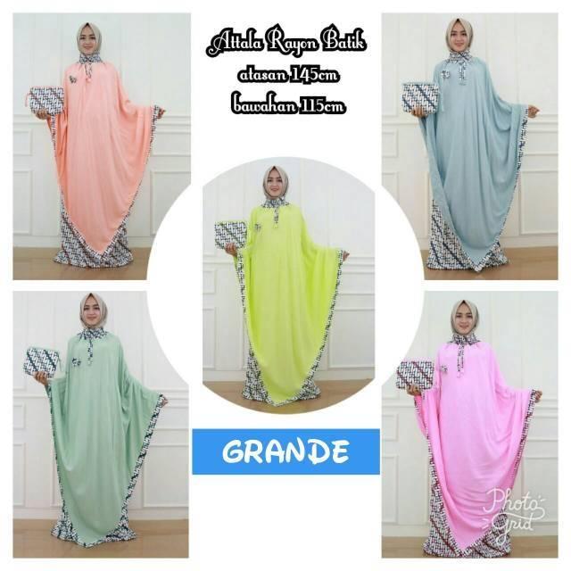 Mukena attala rayon batik (trf-cek stok dl)