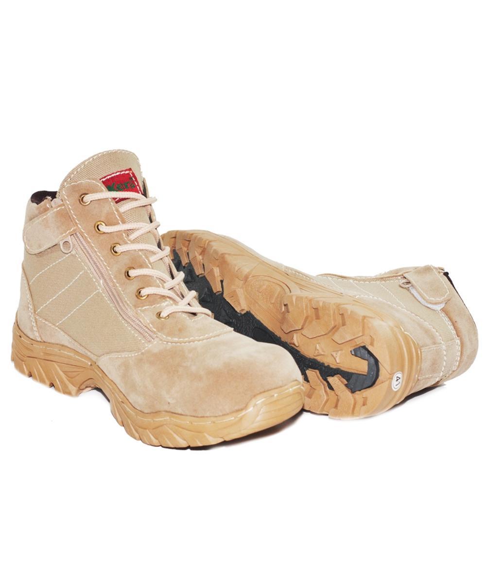 Sepatu Gunung Kickers Safety Suede Outdoor