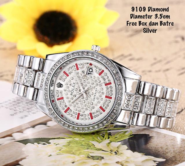 JAM TANGAN ROLEX DIAMOND 9109 MURAH