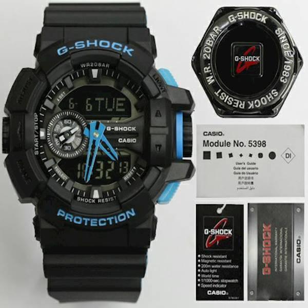 Ready Stock Jam Tangan Pria Casio GA400 Original Rubber WR D45mm