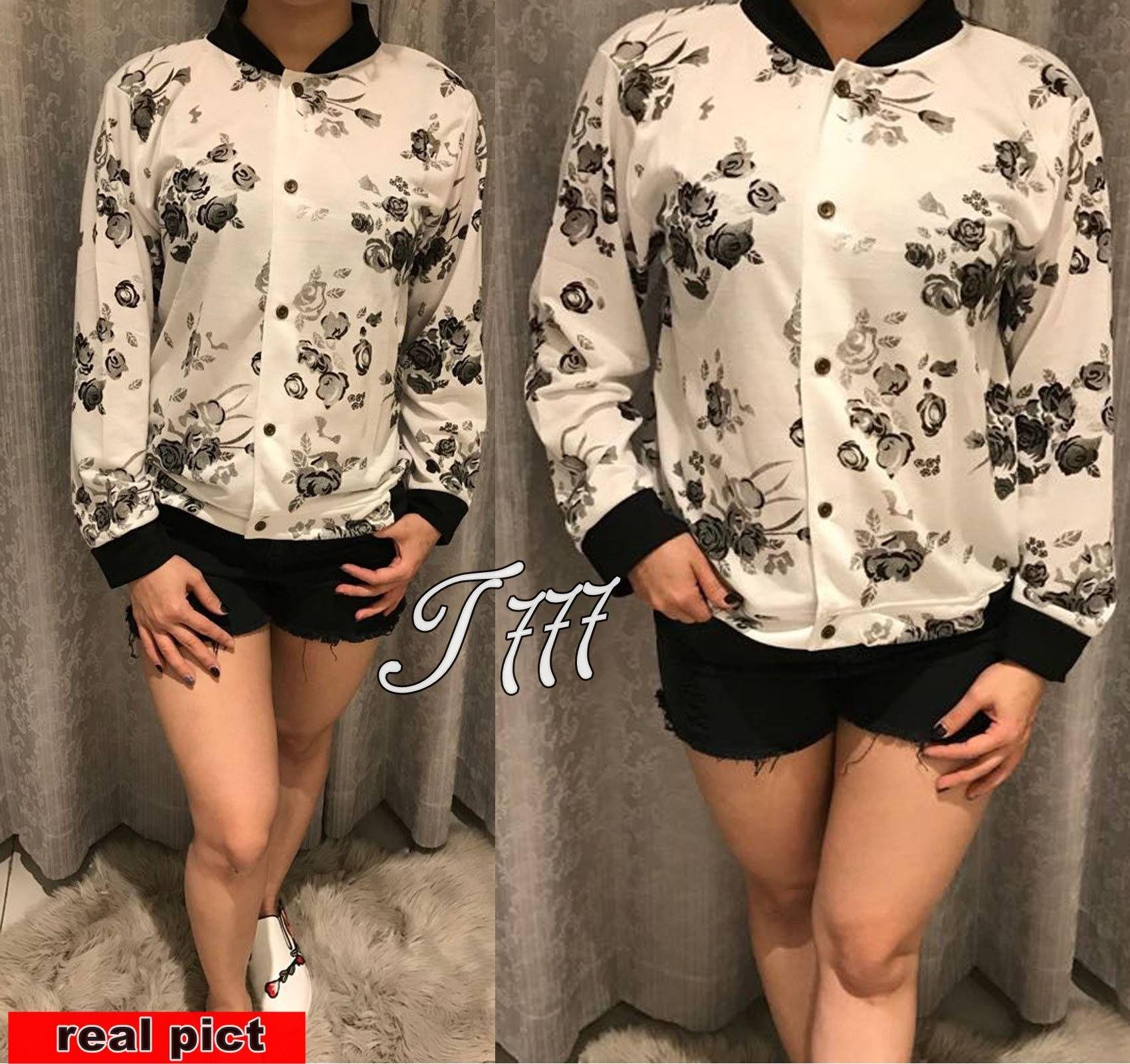 D.N.Y.H Shop BOMBER SINONIM WHITE / Baju Muslim / Kemeja Dress / Tunik / Atasan Wanita / Dress Wanita / Blouse Jumbo / Dress Jumbo / Dress Muslim / Blazer Jumbo / Baju Kerja / Syari / Gamis / Baju Koko / Jumpsuit