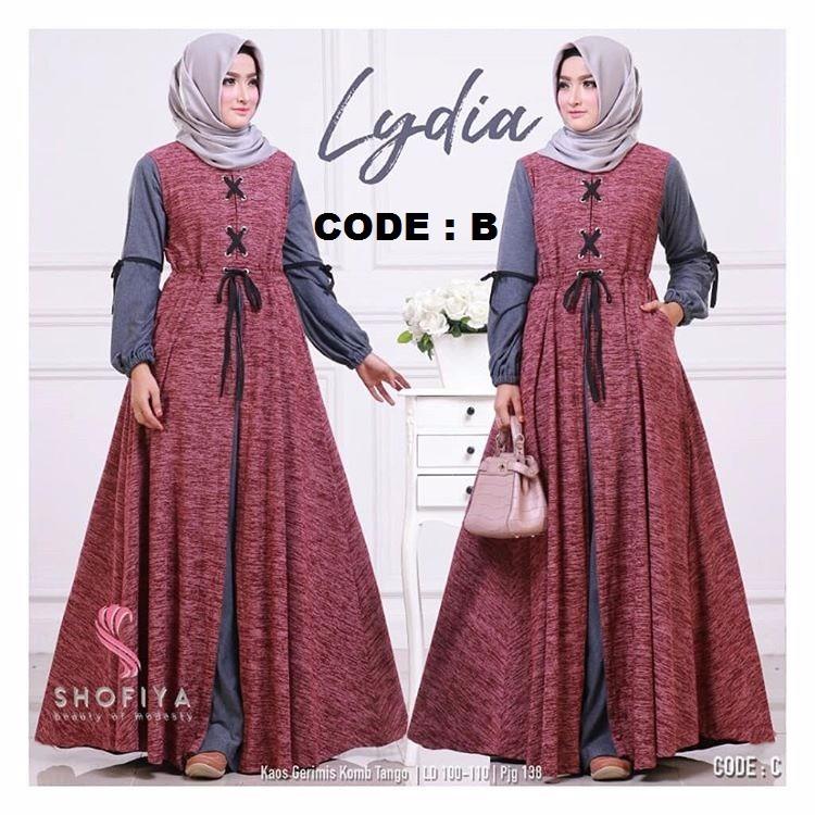 PROMO baju koko baju muslim pria gamis polos terbaru lengan panjang keren murah | grosir kekinian | LIDYA CODE D