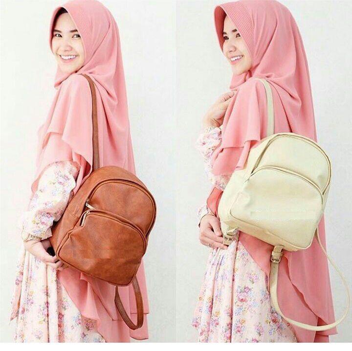Tas Ransel Cewek kulit - Tas sekolah Backpack Angelina