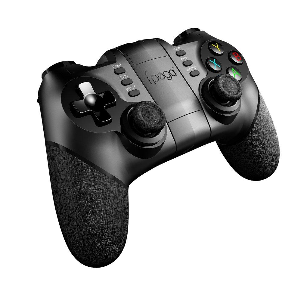 Qnstar Ipega PG-9077 Nirkabel Bluetooth Menangani Permainan Nirkabel Joystick Gamepad Hitam