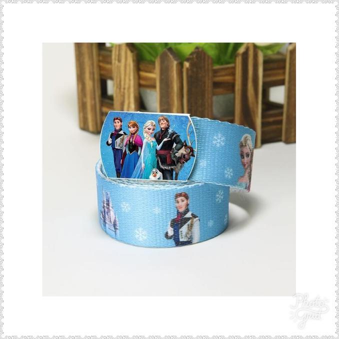 BELT ANAK KARAKTER FROZEN IKAT PINGGANG ANAK PEREMPUAN GESPER ANAK FASHION ANAK