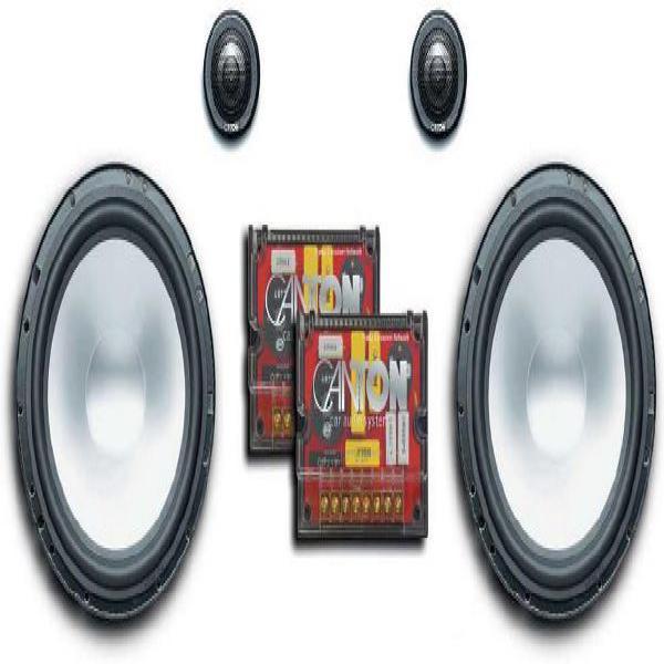 Canton Audio Pullman QS 2.160 2-Way Component Speaker System Made In Germany Focal Rainbow Morel