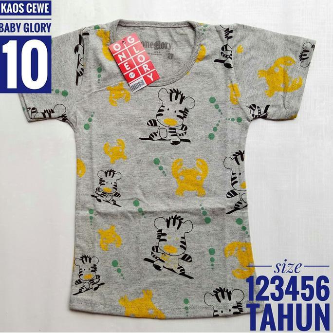 PROMO SALE 1 2 3 4 5 6 TAHUN BAJU KAOS ANAK PEREMPUAN BABY GLORY 10 FZ001XO
