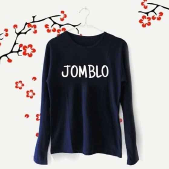 ZOEFASHION TSHIRT PANJANG JOMBLO - NAVY NO.318