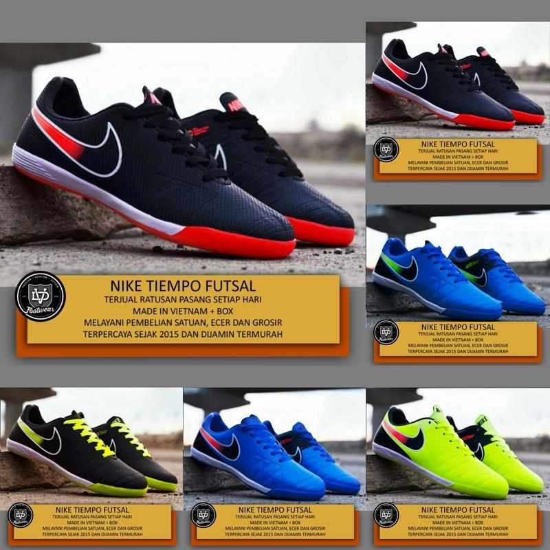 VD SEPATU FUTSAL TERLARIS NIKE TIEMPO MADE IN VIETNAM