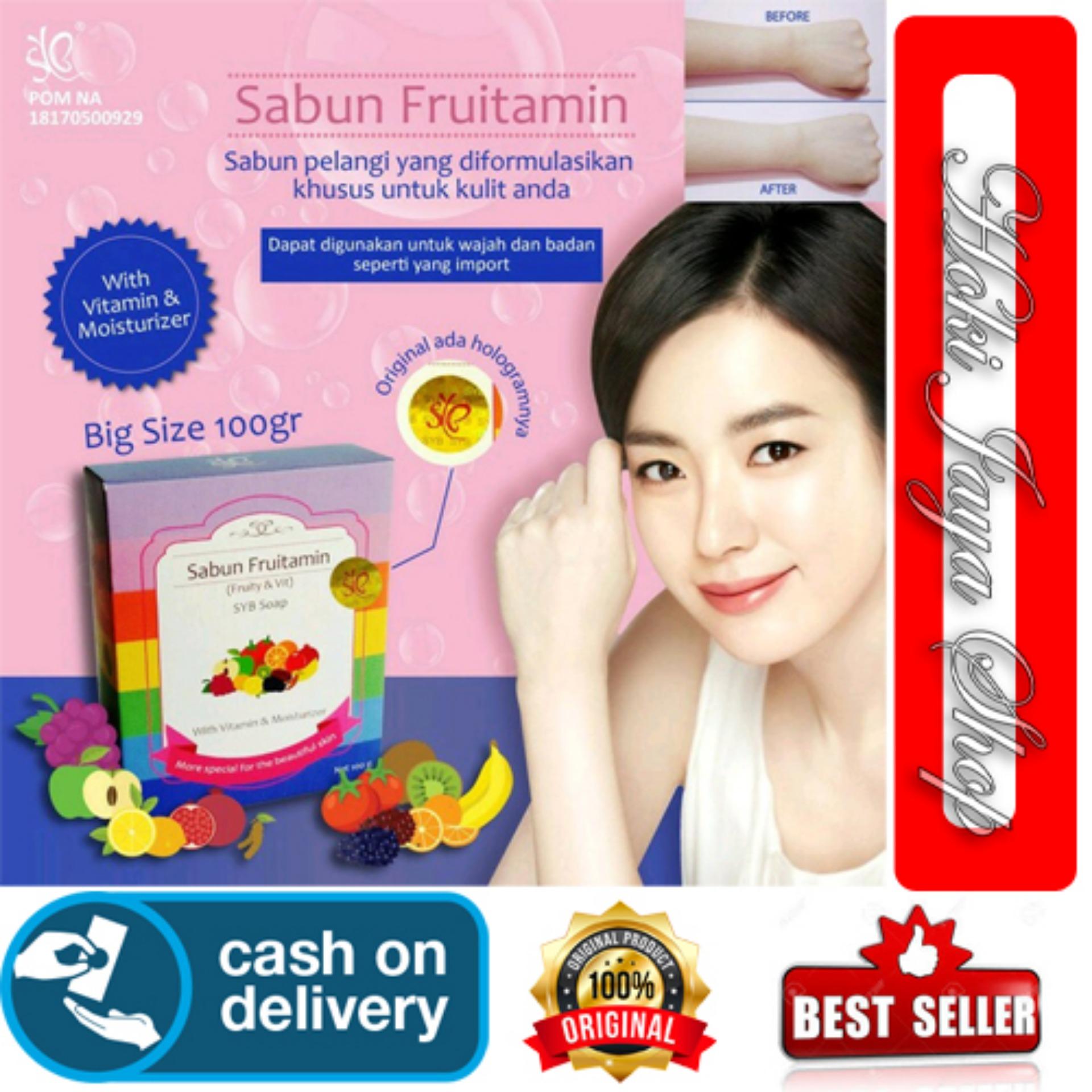 HOKI COD - The Body Culture SYB Fruitamin Soap 10 in 1 BPOM - Sabun Fruitamin Memutihkan Dan Menghilangkan Bekas Luka - Original