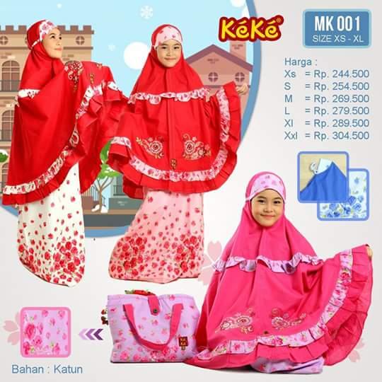 MUKENA ANAK KEKE Kode : MK 001