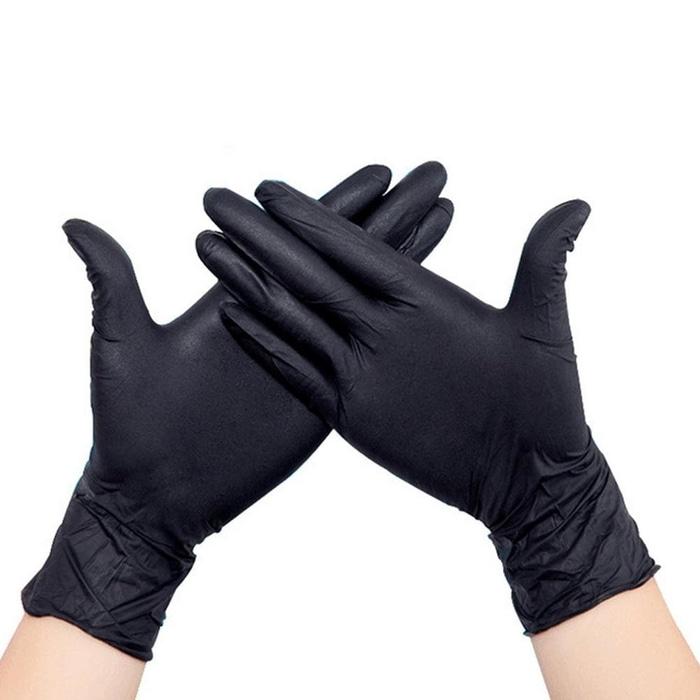 Sarung tangan kesehatan 1 box Sarung Tangan Tatoo Kecantikan Hitam Black Nitrile 1 box / Sarung Tangan Kecantiakn / sarung tangan Hitam black nitrile / Sarung Tangan Wanita