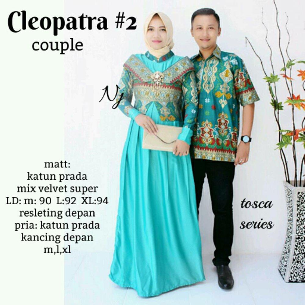 Gamis Cleopatra 2 batik couple