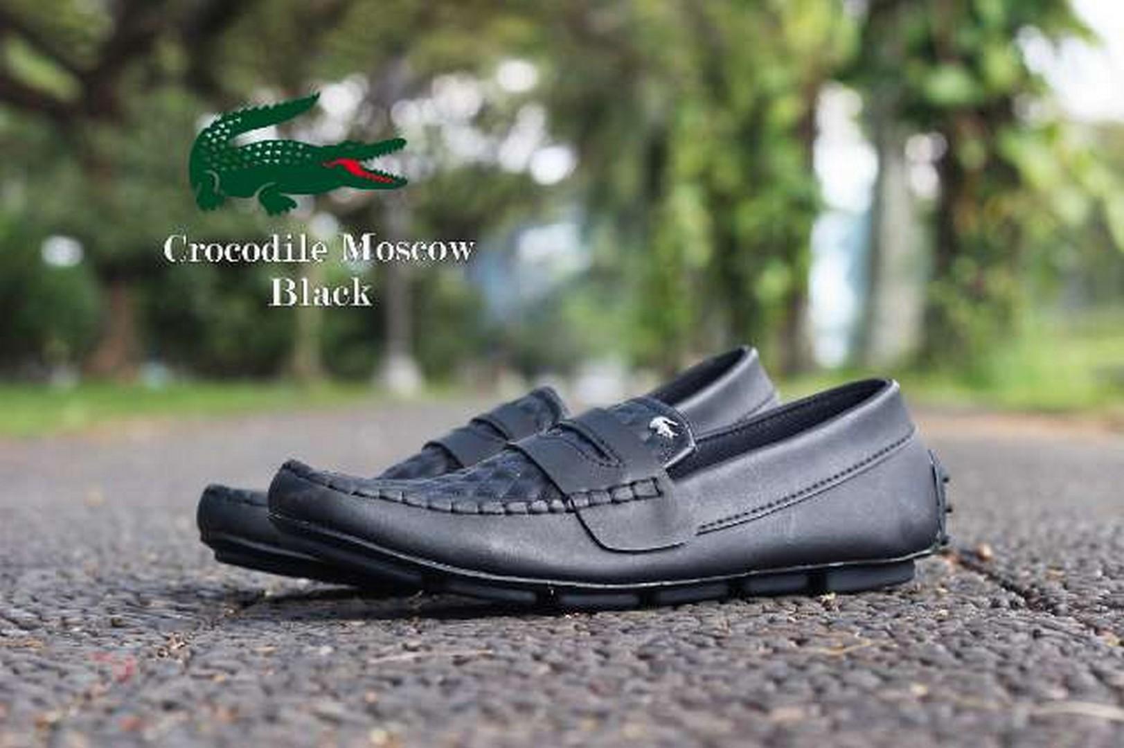 Sepatu Slip On Casual Pantofel Formal Crocodile Hummer Volga Series Pria Murah - Sneakers - Santai - Kets - Fashion