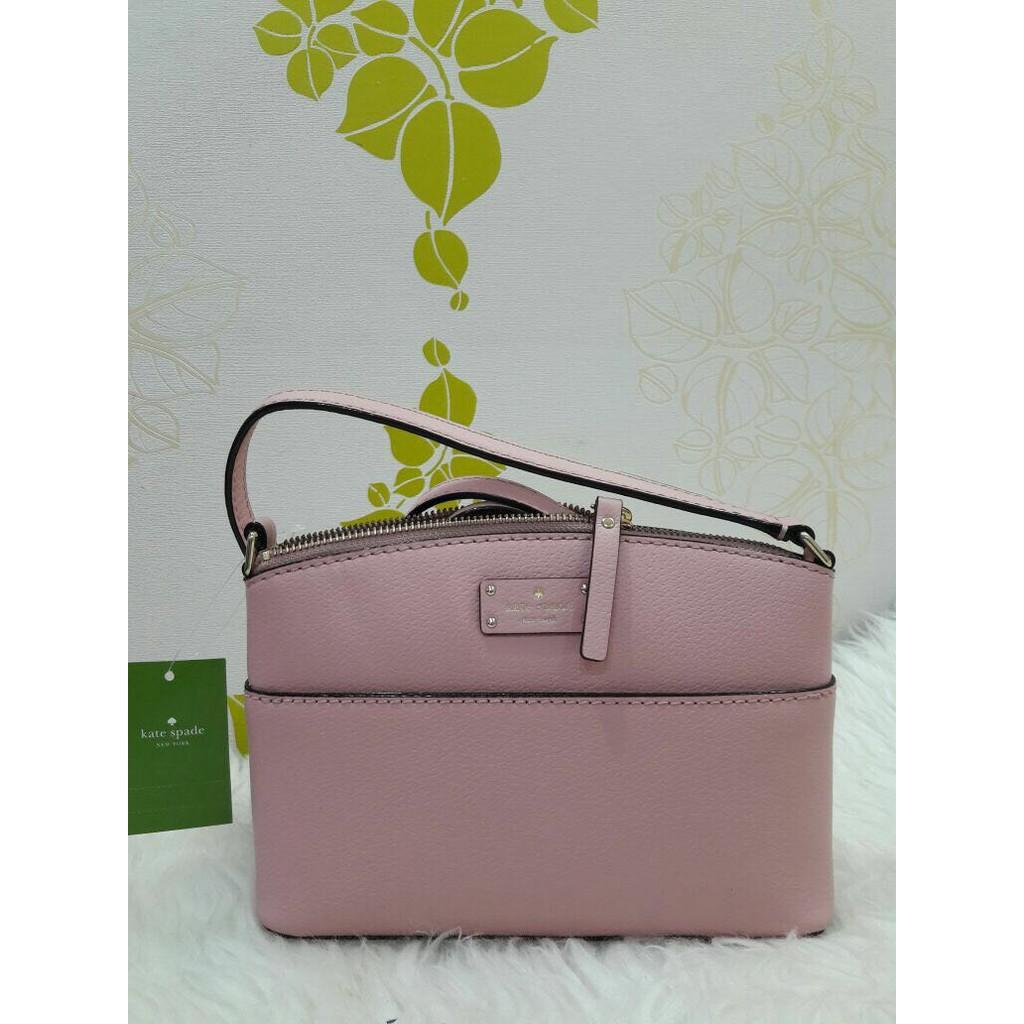 Ready Tas Kate Spade Millie Pink And Grey Original