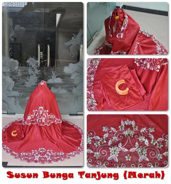 Mukena Susun Bunga Tanjung Merah / PERLENGKAPAN SHOLAT / ALAT SHOLAT / TELEKUNG / MUKENA / MUKENA DEWASA TERMURAH / MUKENA DEWASA BERKUALITAS / BEST SELLER / MUKENA KEKINIAN / MUKENA MURAH