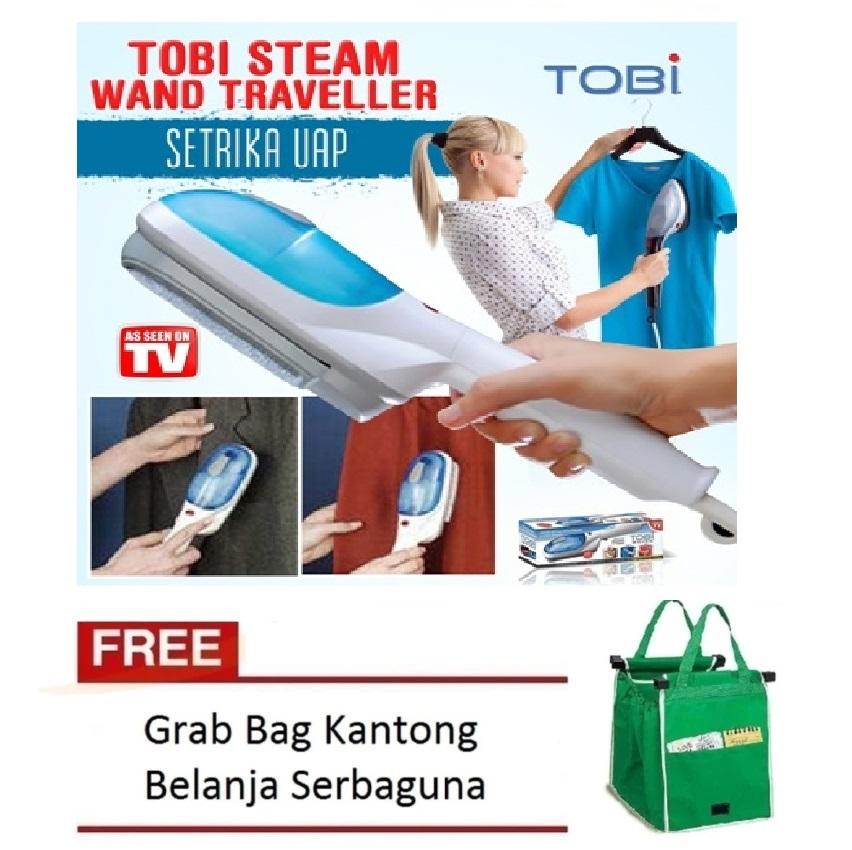 Tobi Setrika Uap Portable Tobi - Quick Travel Steamer Free Grab Bag 1 Pcs Random Colour