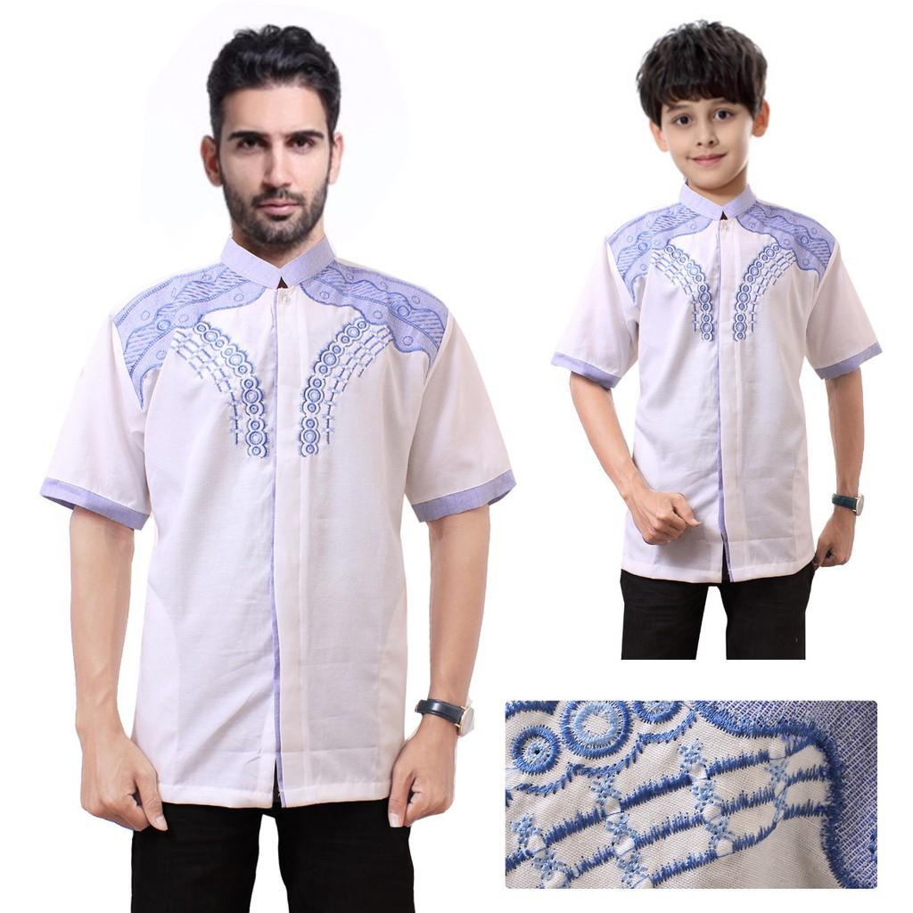 Couple Atasan Baju Muslim Indra Koko Kemeja Anak Dan Ayah
