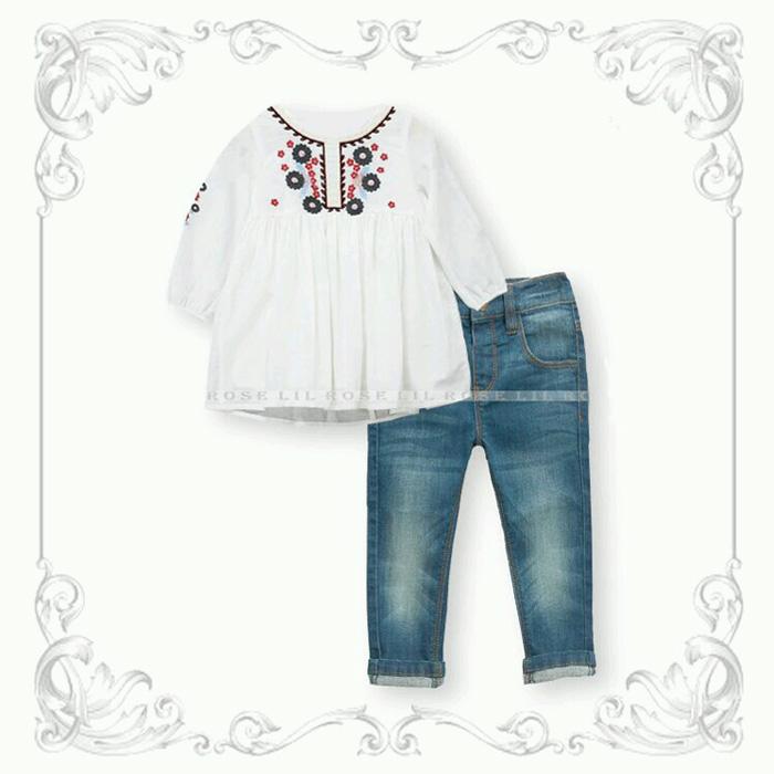 Setelan Anak Import Murah Blouse Anak Import Murah Baju Tunik Anak Import Murah Baju Anak Murah Putih Chrysant
