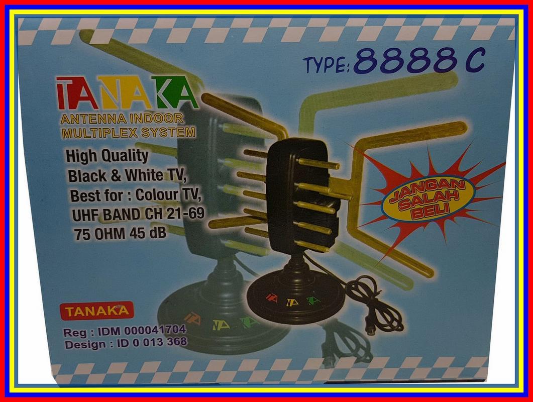 Antena Indoor Multiplex System Uhf Dan Vhf Merk Tanaka 8888C