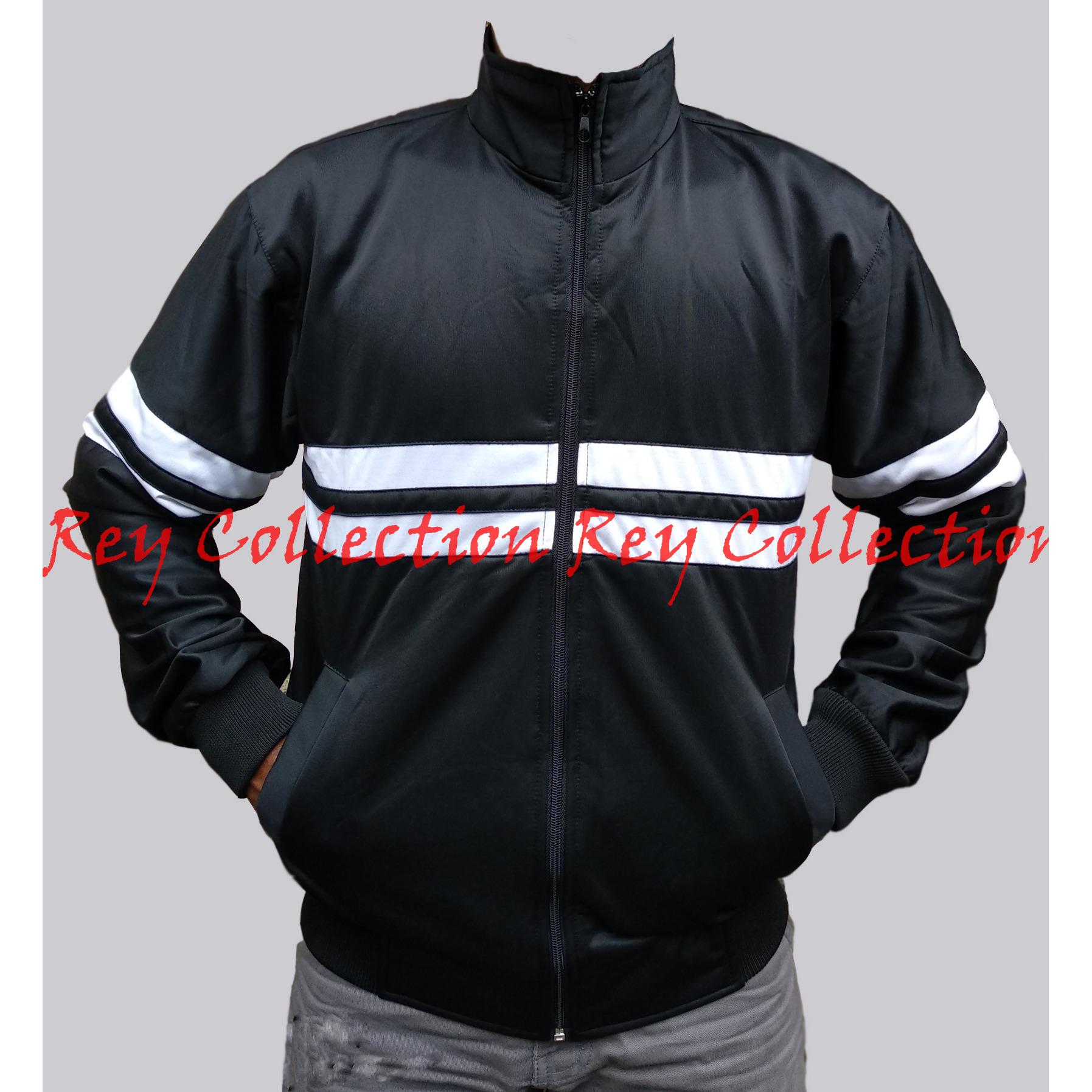 REY Jaket Tracktop Premium Best Seller BLACK