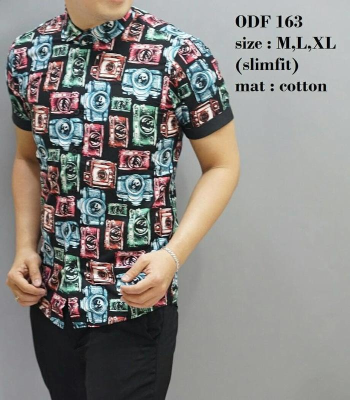 Terpopuler Kemeja Batik Slimfit Odf 163 - Elegan Exclusive