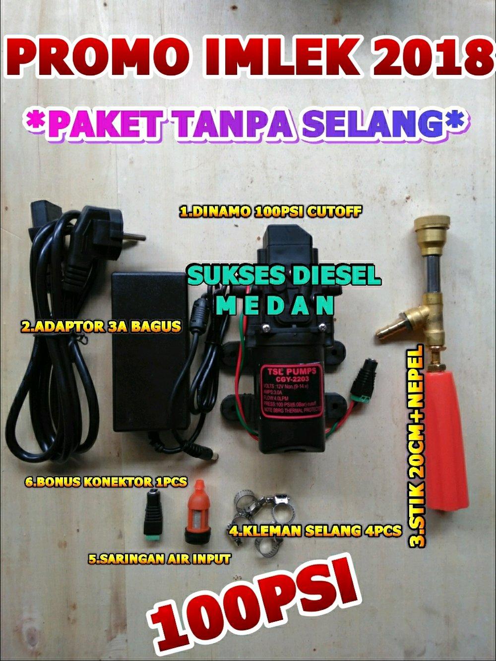 PROMO IMLEK 2018 New Mesin Cuci Steam Portable 5Meter Waterpump Paket Pompa Air DC Doorsmeer Mini Rumah Tangga 100Psi Alat Cuci Motor Mobil Cuci AC