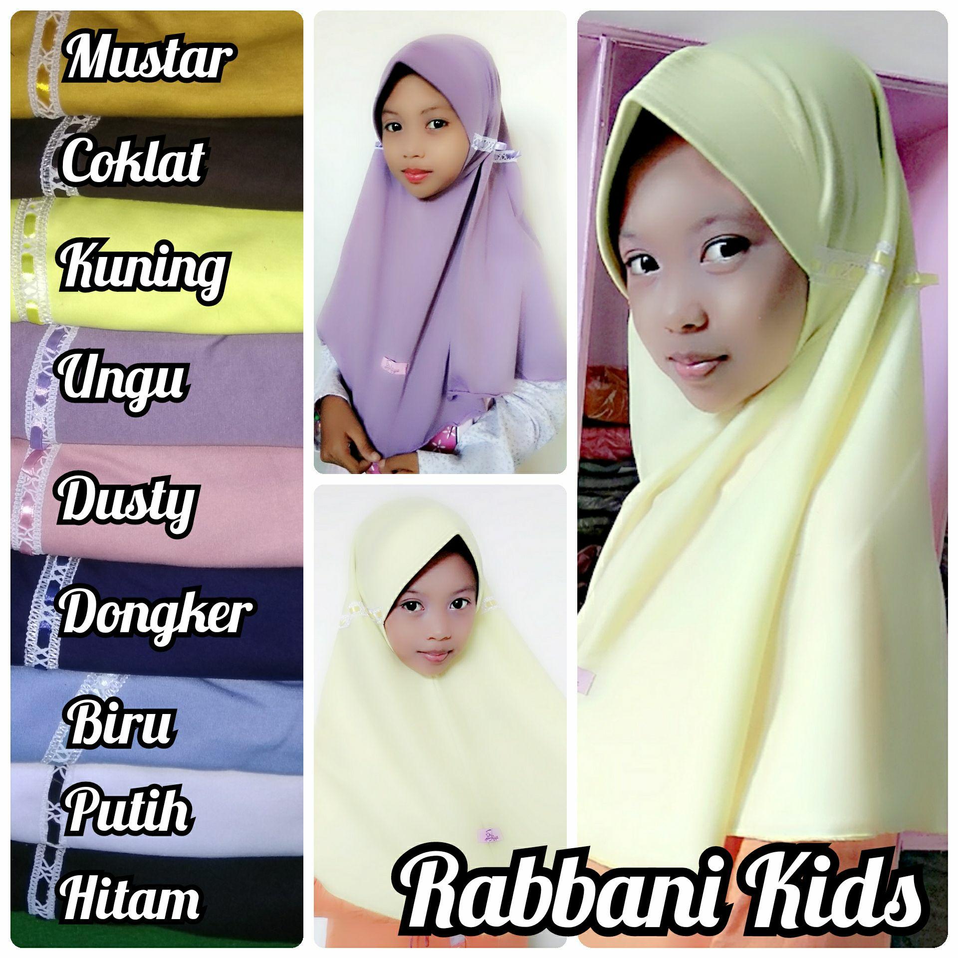 Jilbab Rabbani Anak Pet Katun