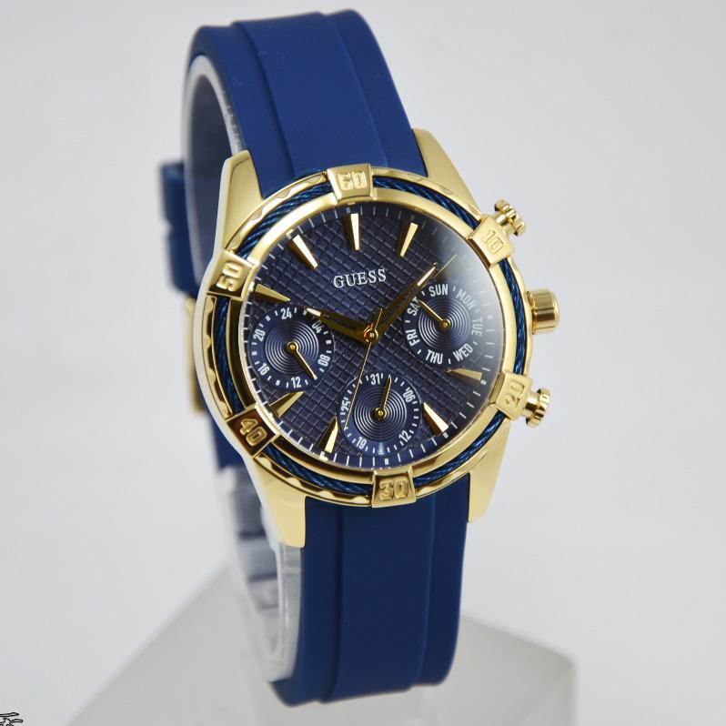 Guess W0562L2 Original Jam Tangan Wanita - Blue Rosegold