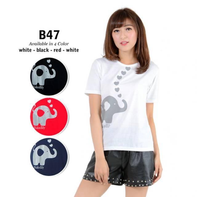 BFS T-SHIRT NAKEDLILY GAJAH OB