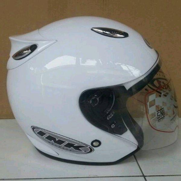 Helm basic ink Centro warna Putih