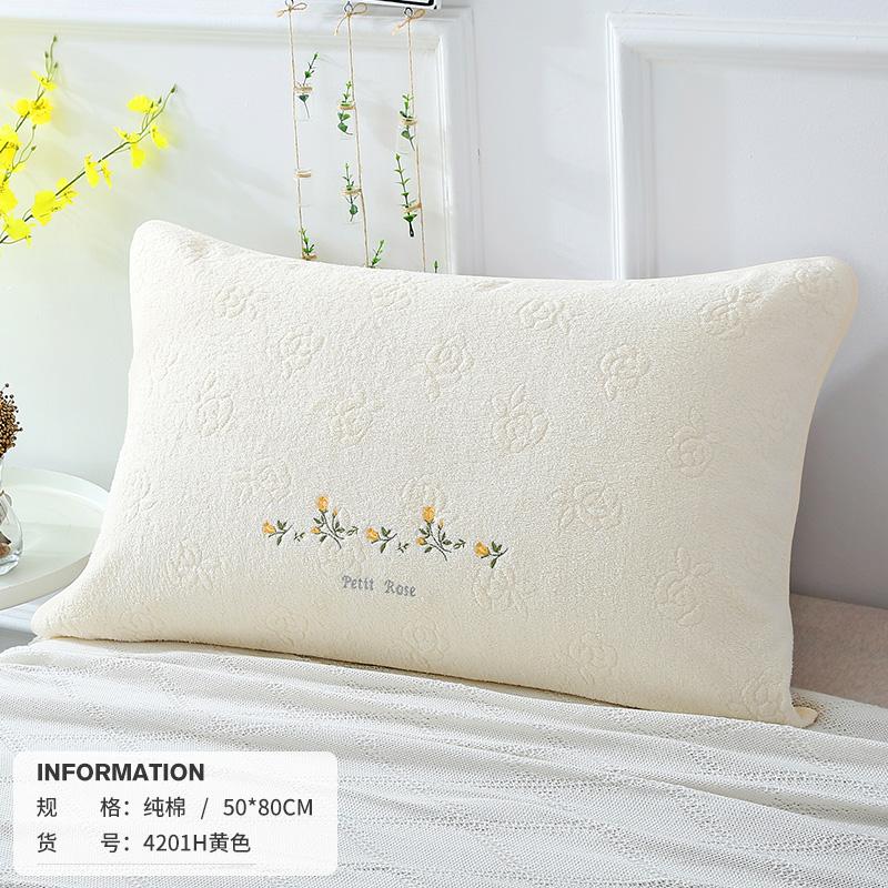 Nomor Emas Handuk Bantal Sarung Bantal Katun Bantal