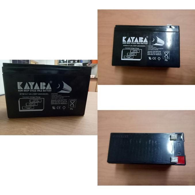 ELEKTRO - AKI BATTERY UPS VRLA 7 AH 12V KAYABA - BRUSHSTORES