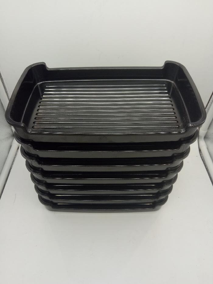 Tempat Daging Shabu Segi-panjang 13.8 x 22.7 CM / Glori Melamine G446