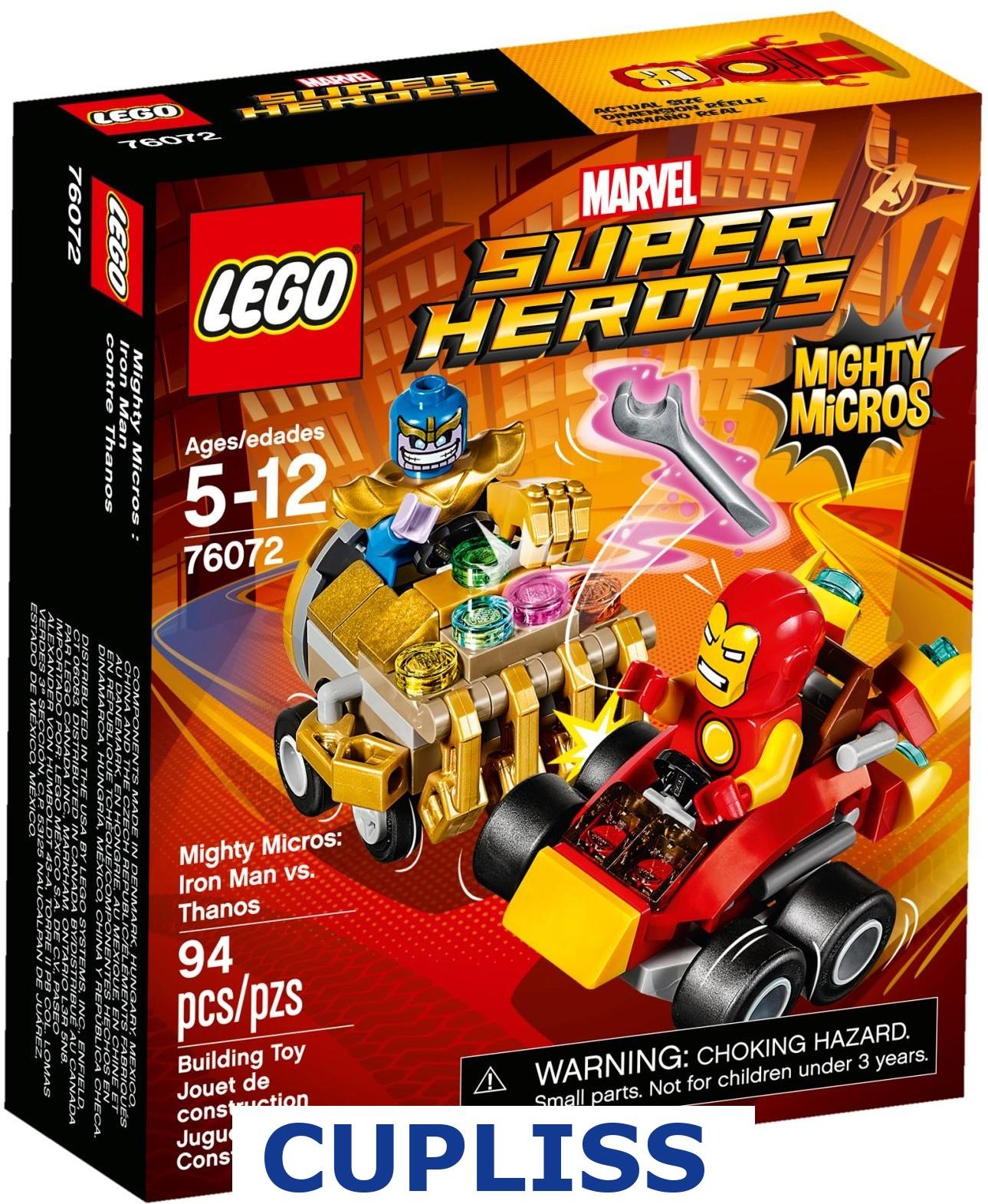 LEGO Superheroes 76072 Mighty Micros Iron Man vs Thanos Marvel
