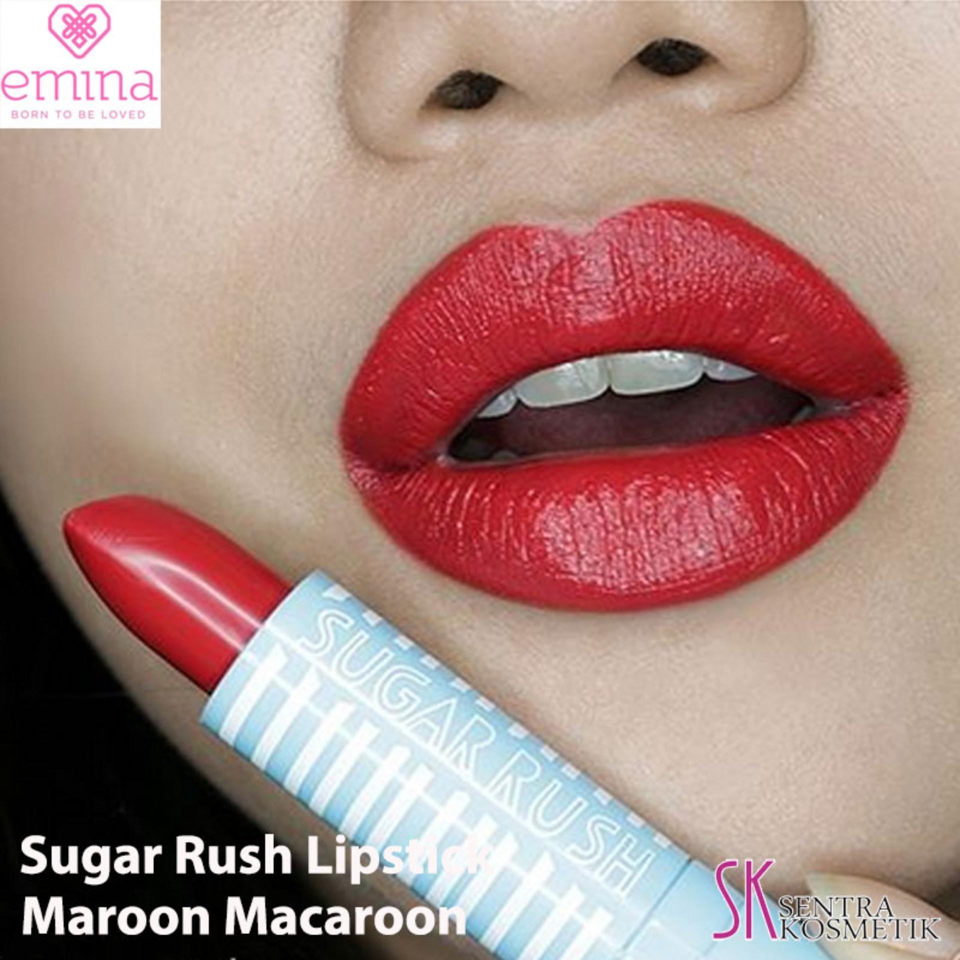EMINA SUGAR RUSH LIPSTICK 04 Maroon Macaroon