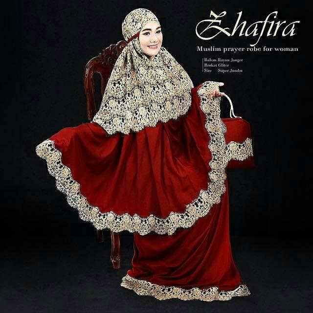 MUKENA BALI BROKAT ZHAFIRA EXCLUSIVE black gold