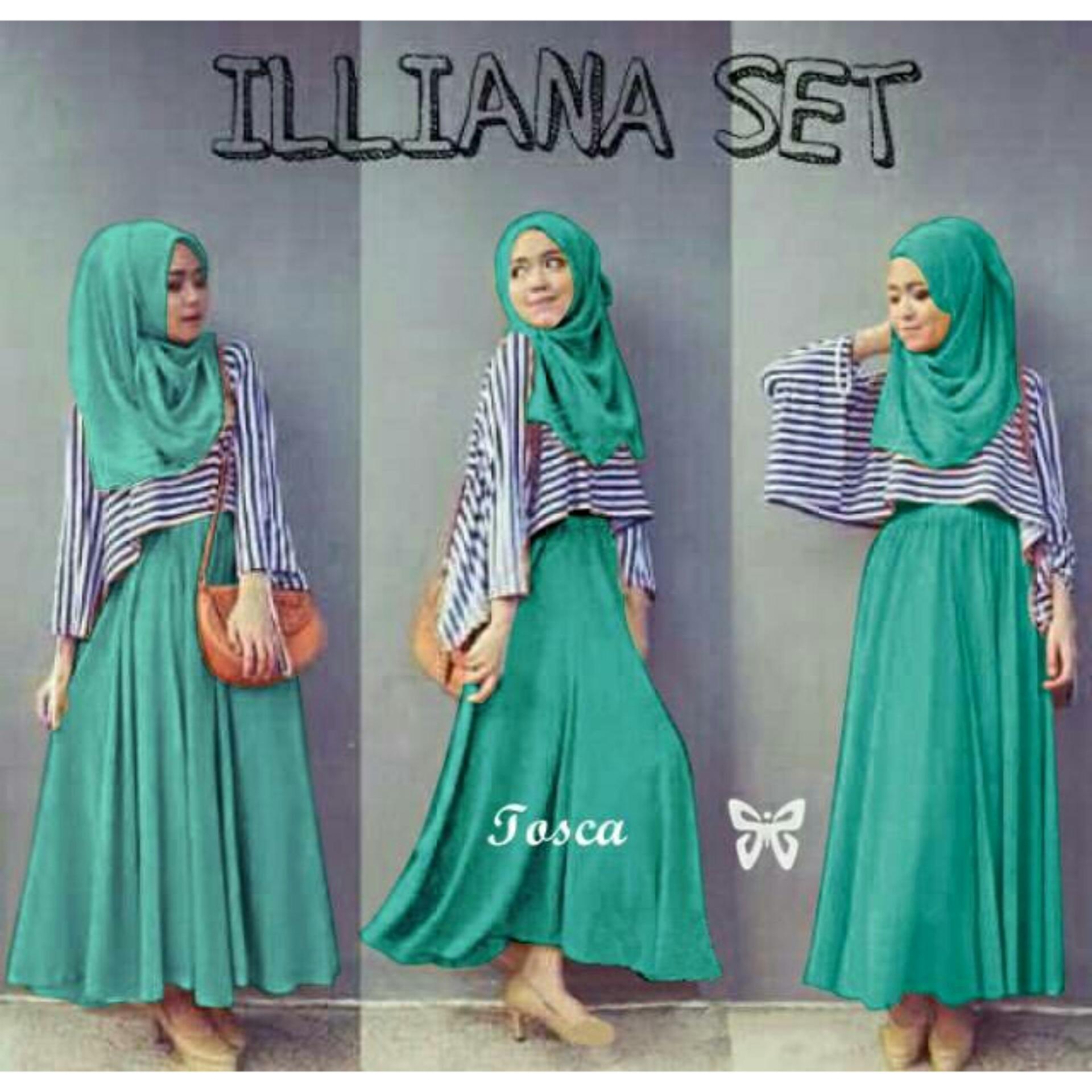 Ancool Mall- Baju SETELAN atasan dan bawahan / Setelan Blouse/ Kemeja wanita / Long Dress Maxy / Long Dress Wanita / Gaun Panjang/Gaun Wanita / Tunik Wanita / Dress Muslim / Atasan Muslim / Gamis ; Murah; Motif dan Warna Real Photo #Ukuran M, L dan XL
