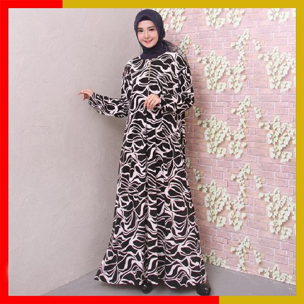 Baju Gamis Jumbo Jersey Korea 6L 9660