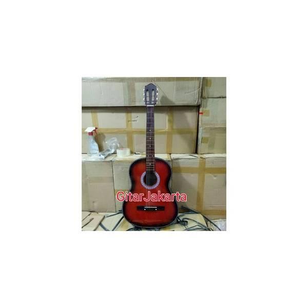 Gitar Akustik Yamaha String Sunburst Angka 8 Murah Buat Pemula Jakarta