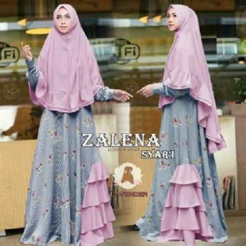 PROMO BAJU - SUPPLIER GROSIR 13902 13903 PAKAIAN MUSLIM MAXI GAMIS WANITA DEWASA MODIS TERBARU CEWEK LENGAN PANJANG WARNA PEACH LAVENDER MURAH GROSIR KEKINIAN BAHAN MAXMARA