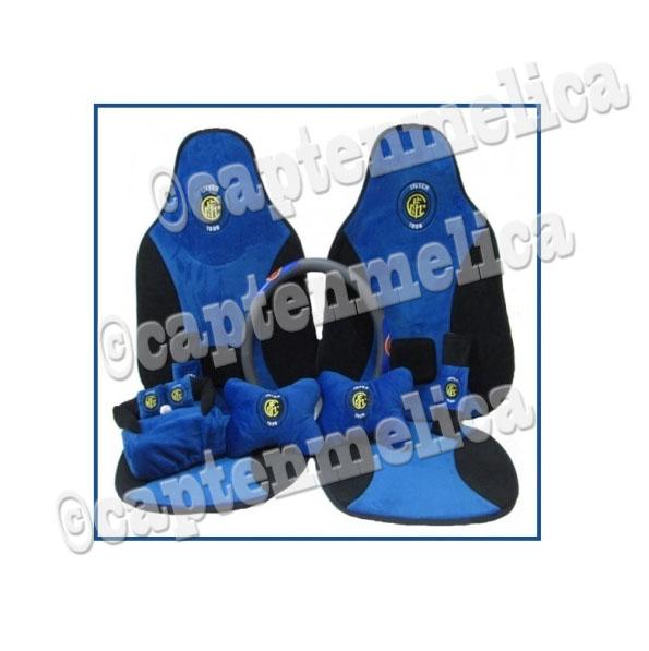 8 in 1 Bantal Mobil INTERMILAN INTER MILAN Aksesoris Mobil Sarung Seat Belt Tempat Tissue Kepala Leher Jok Kursi Asesoris Mobil Avanza Xpander Calya Innova Gran Max Pick Up Brio Satya Sigra Xenia Rush Carry Ertiga HR-V Ayla Terios Agya Ignis Mobilio APV