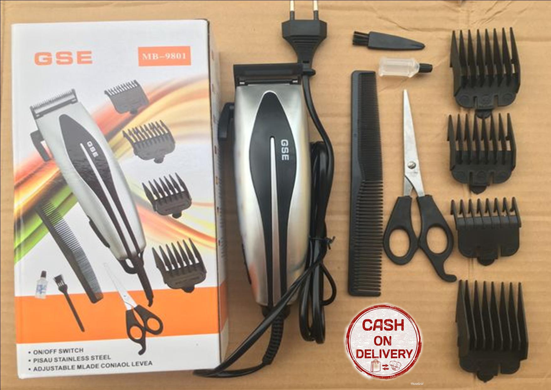 Kado Unik-- Alat Cukur Rambut GSE MB-9801 / Hair Clipper / Alat Cukur Rambut / Mesin Cukur Portable / Hair Clipper Elektronik / Peralatan Cukur / Alat Cukur Rambut Berkualitas / Mesin Cukur Murah / Pangkas Rambut Listrik