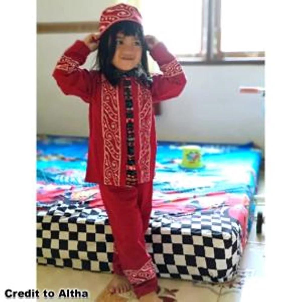 Baju Koko Anak Umur 1 Sampai 10 Tahun Baju Muslim Anak Motif BATIK Maruno