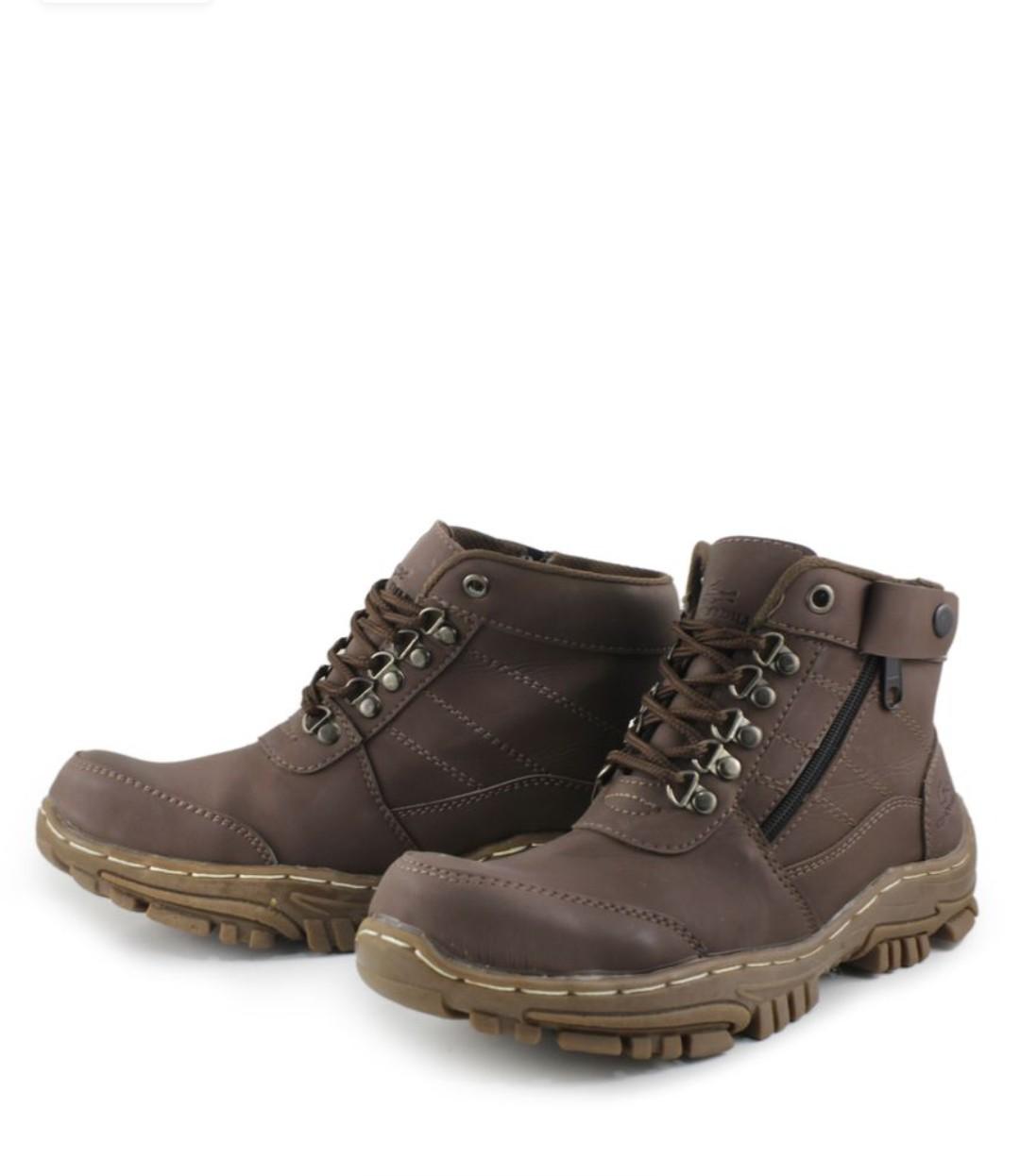 Sepatu Boots Pria Crocodille Delta Safety Ujung Besi (Sepatu Gunung - Tracking - Hiking And Touring) SEPATU Boots PDL Pria Kulit Asli sepatu motor rider touring sport sepatu gunung / TNI / Polri / Satpam (UJUNG BESI)
