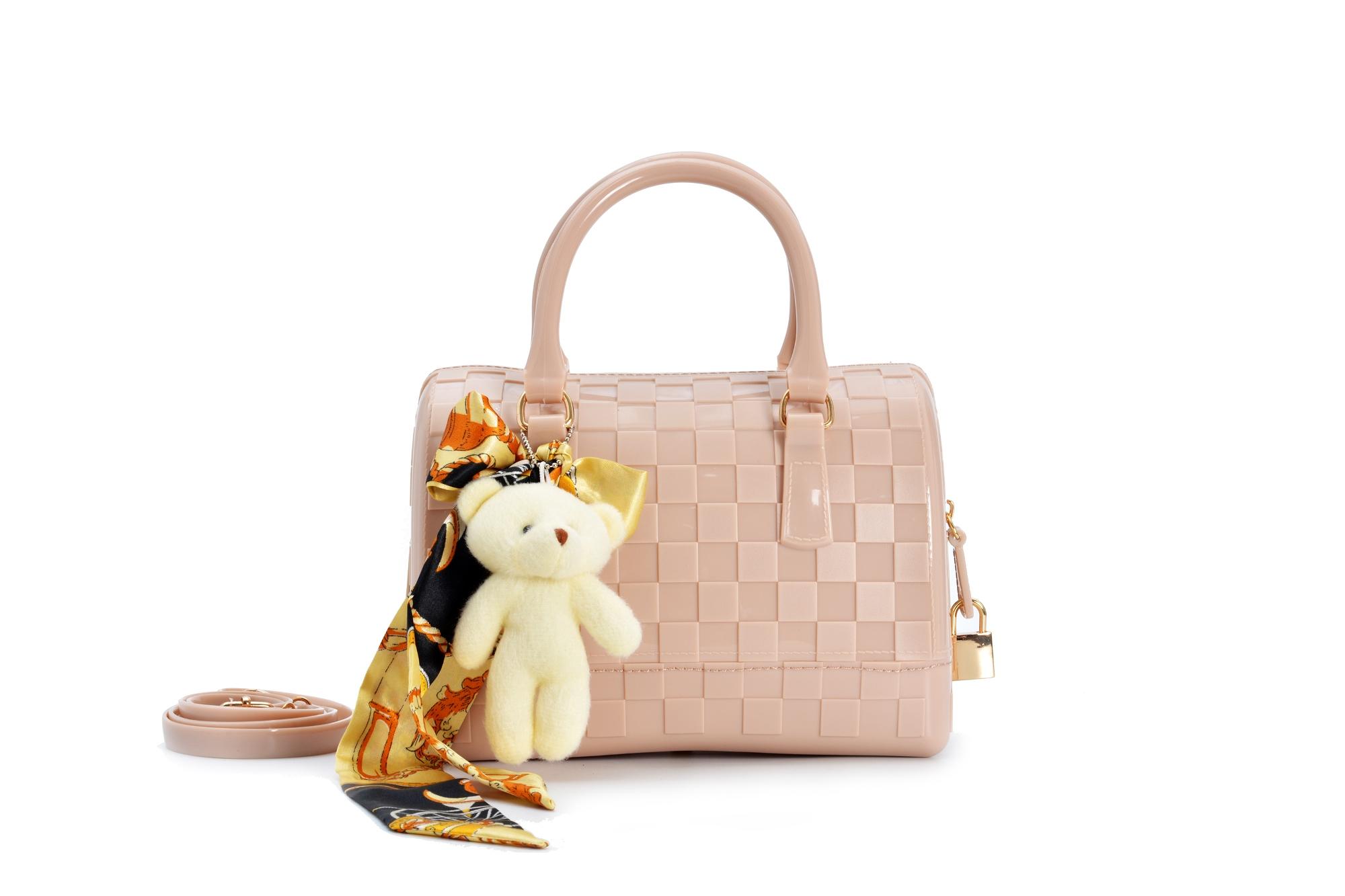 Tas Fashion Wanita Import, Tas Wanita, Tas Import Furla Jelly Tabung Speedy Mini FREE Accessoris Syal, Boneka dan Gembok