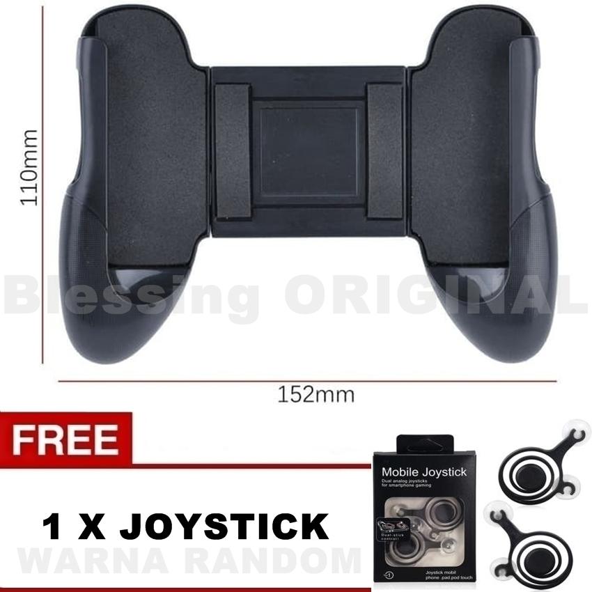 Blessing Game Pad Hand Grip Mobile Game PAd MObile Joystick For Mobile Legend AOV PUBG Free Joystick Warna Random