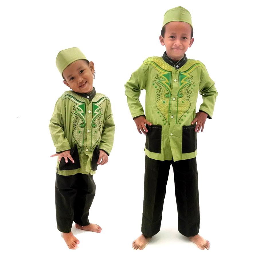Rasya Setelan Koko Anak 1-12 Tahun - orange