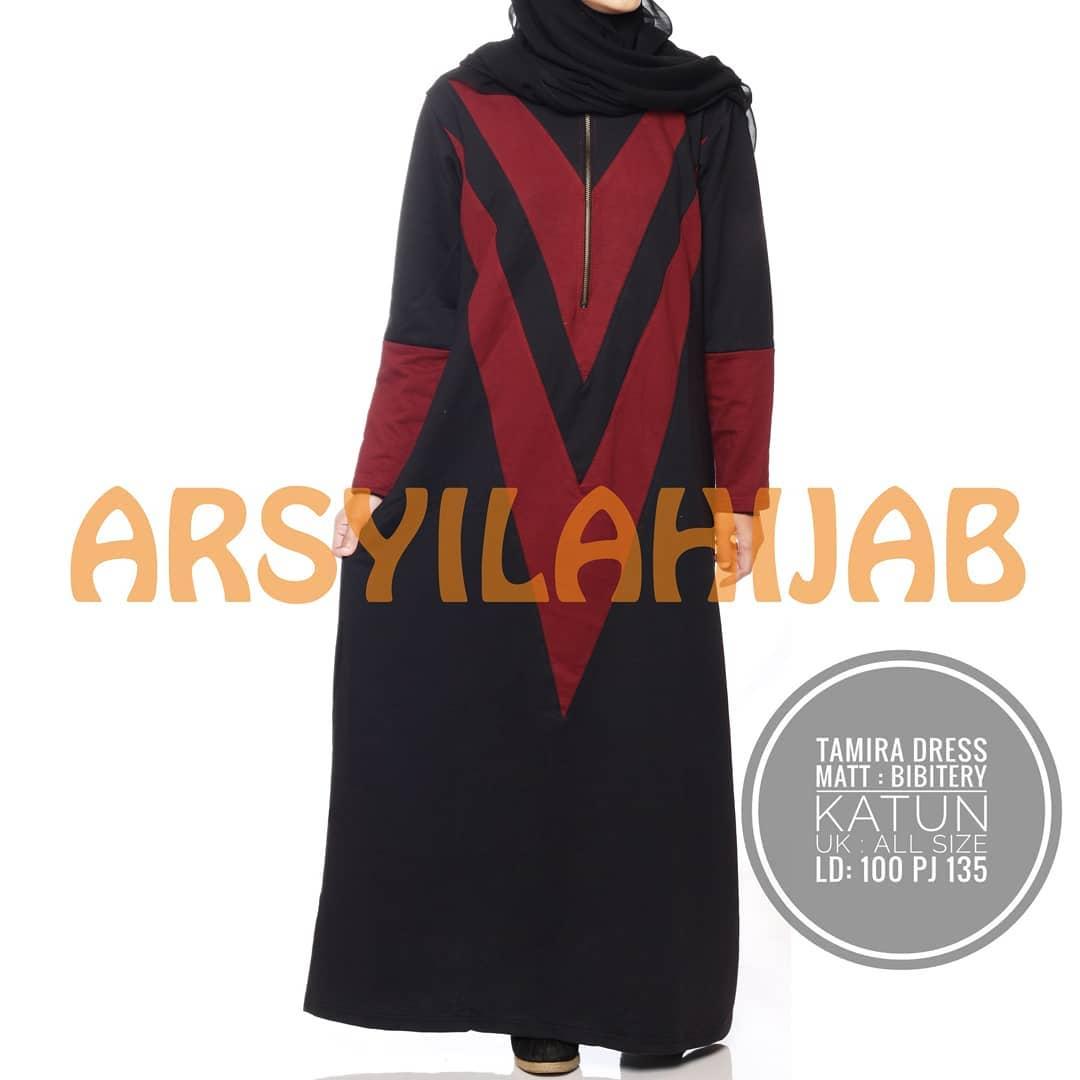 Baju Original Gamis Tamira Dress Bibitery Cotton Pakaian Wanita Panjang Muslim Simple Casual Baju Hijab Syar’I Modern Baju Gaun Pesta Modis Trendy Baju Model Terbaru