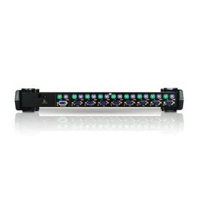 ASLI - ATEN 1 CONSOLE (PS/2),8 SERVER (PS/2);SUPP AT & SERIAL ; OSD /